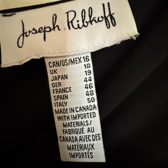 Joseph Ribkoff Black and White dress. - Picture 7 of 7